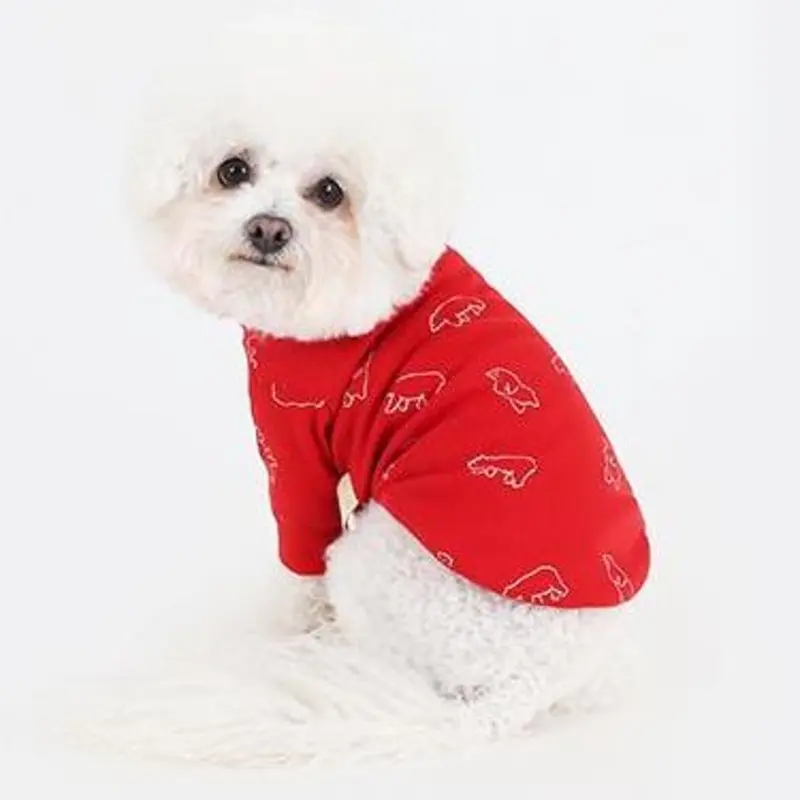 COTE A COTE | Polar Bear T-Shirt in Red