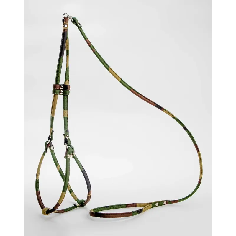 Nylon Step-In Adjustable Dog Harness in Camo (Made in the USA)