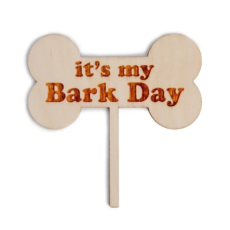PLAYA PUP | "It's My Bark Day" Cake Topper