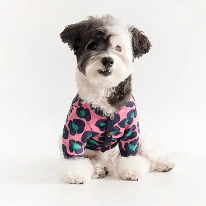 COTE A COTE | Leopard Cardigan in Pink
