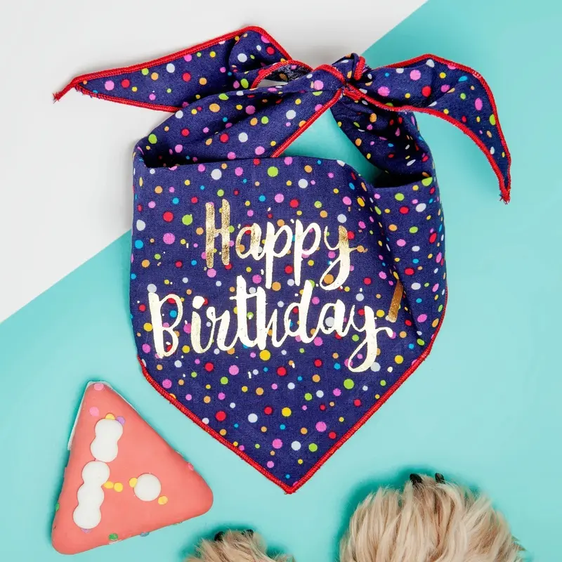 Happy Birthday Dog Bandana
