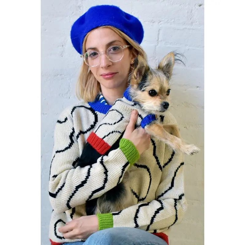 DUSEN DUSEN | Ivory Arc Dog Sweater