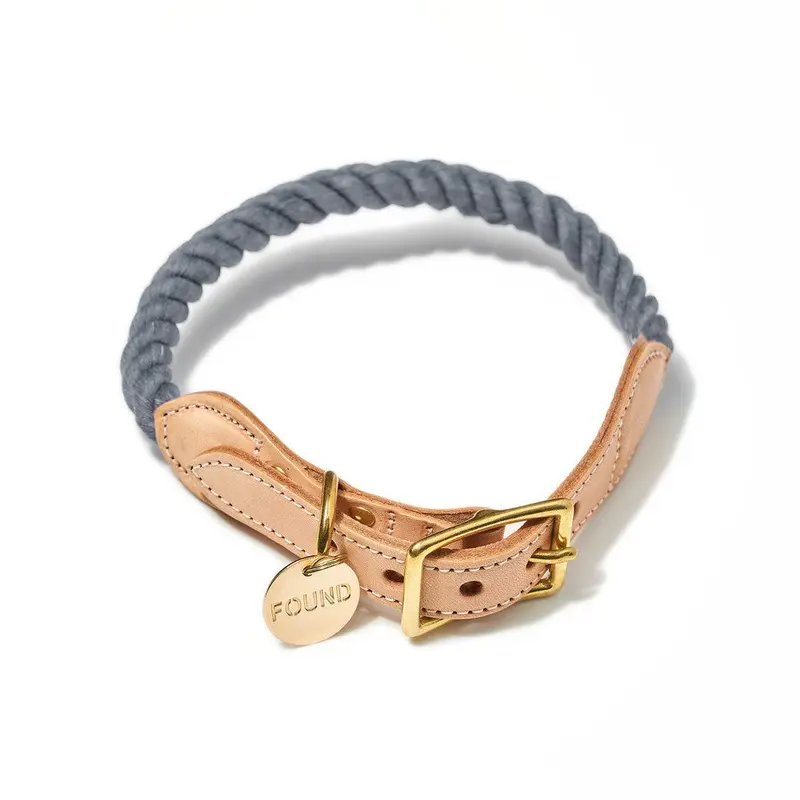 Rope Collar in Charcoal (FINAL SALE)