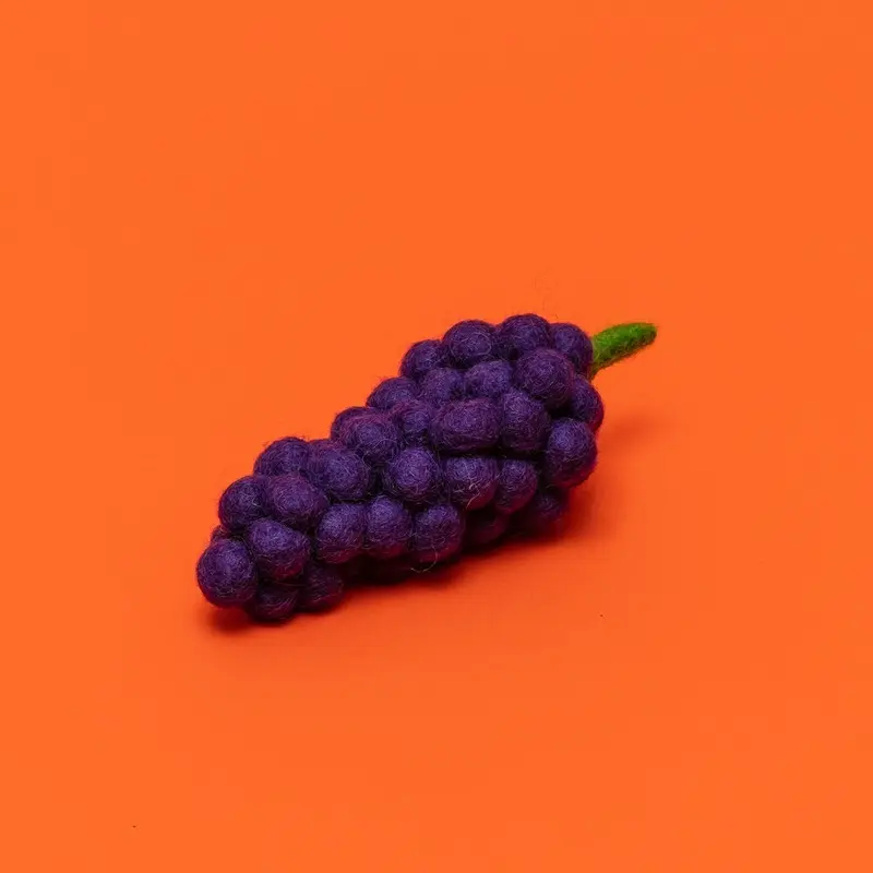WARE of the DOG | Boiled Wool Grapes Toy