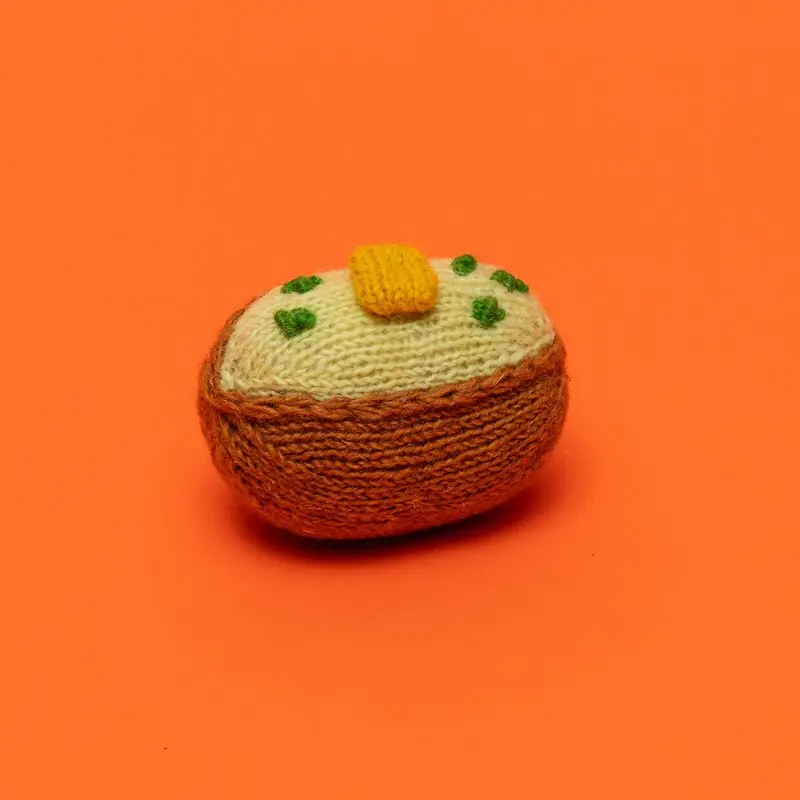 WARE of the DOG | Cotton Crochet Baked Potato Toy