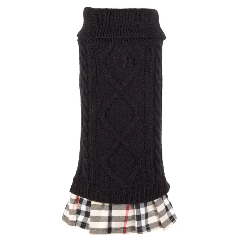 WORTHY DOG | Turtleneck Dress in Black