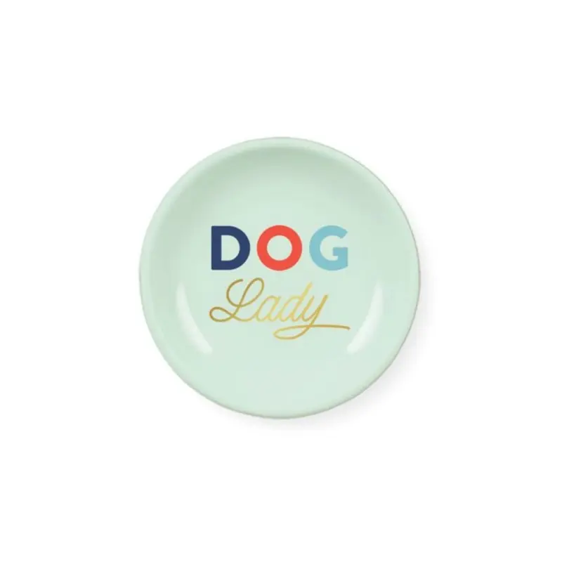 FRINGE STUDIO | Dog Lady Round Tray