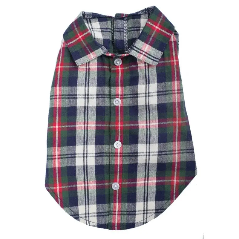 WORTHY DOG | Plaid Shirt in Navy