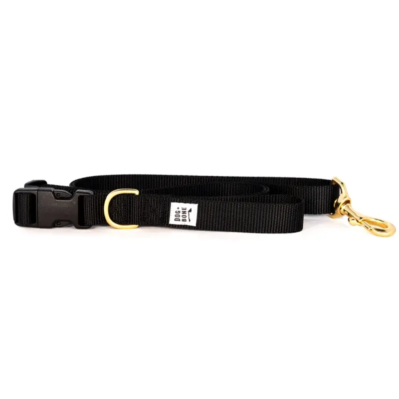 DOG + BONE | Adjustable Leash in Black