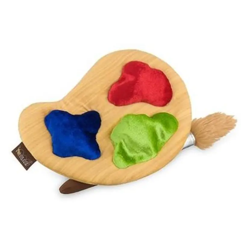 Puppy's Palette Squeaky Plush Dog Toy