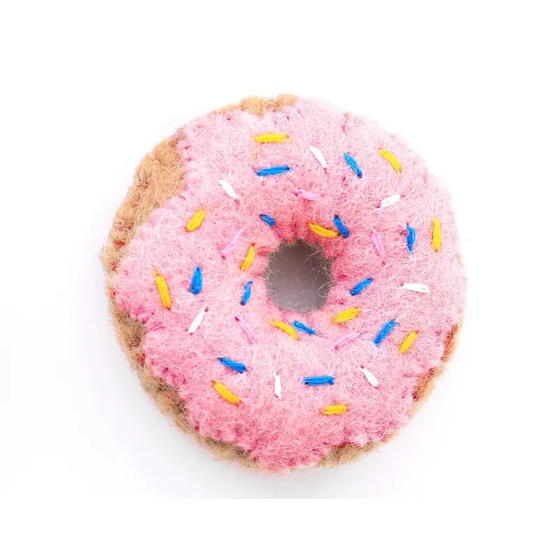 THE FOGGY DOG | Strawberry Donut Cat Toy