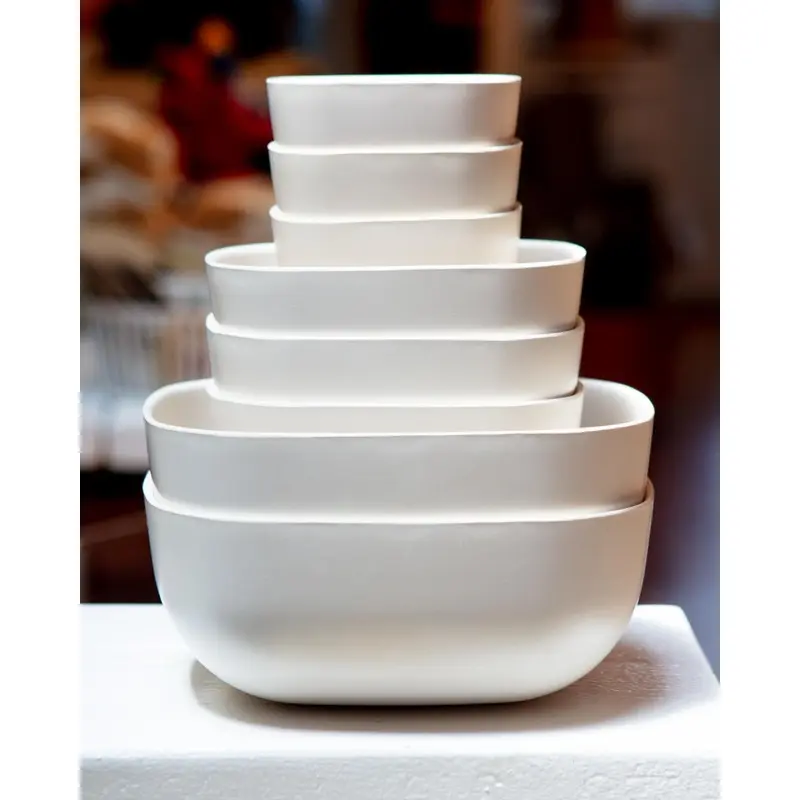 Biobu Gusto Dog Bowl in White (FINAL SALE)