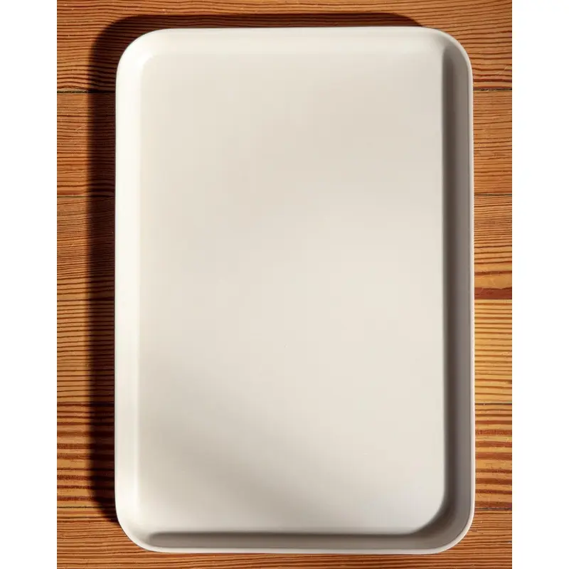 Fresco Dog Bowl Tray in White