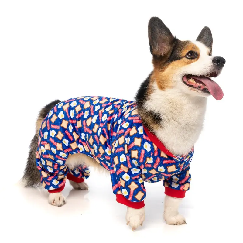 FUZZYARD | Pup Pyjamas in Bacon & Eggs