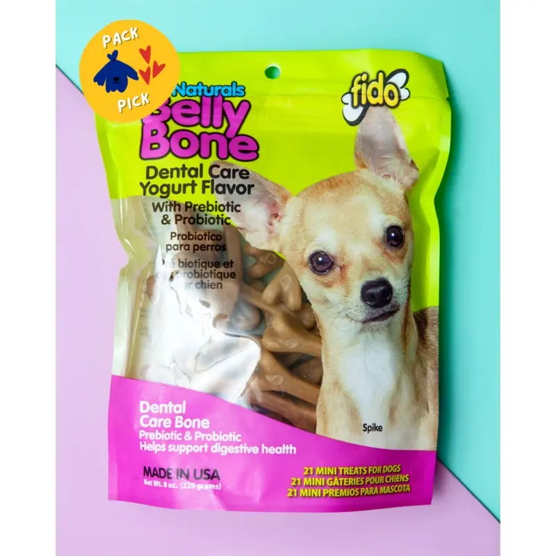 Belly Bones Dog Chews in Yogurt Flavor