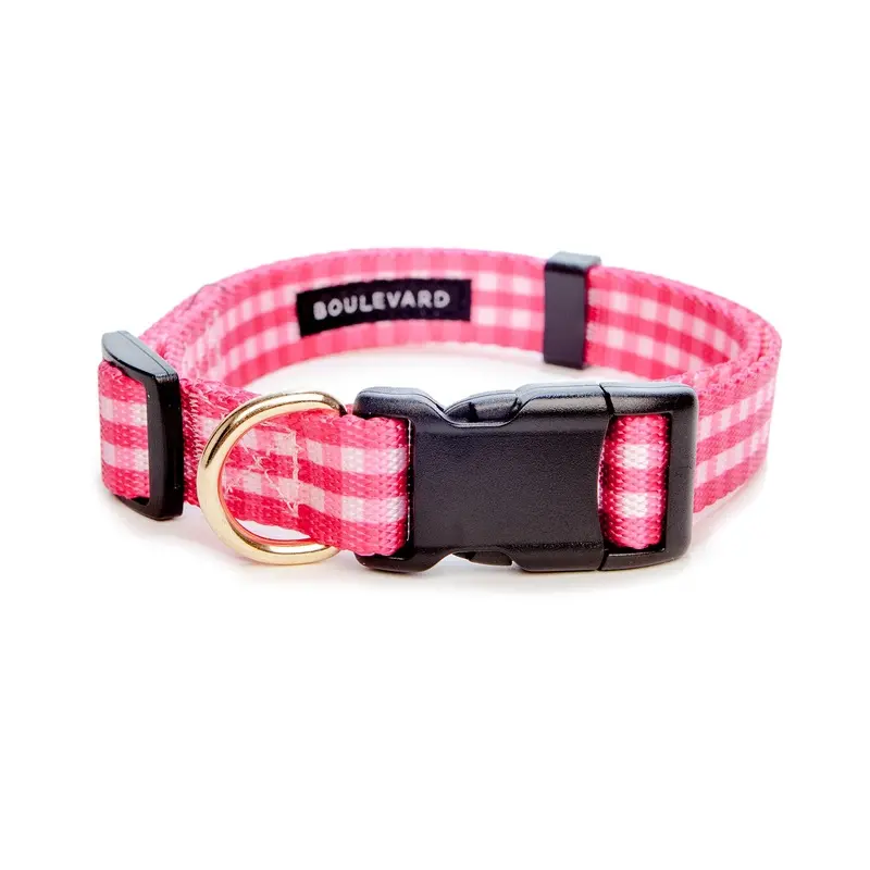 BOULEVARD | Gingham Collar in Pink