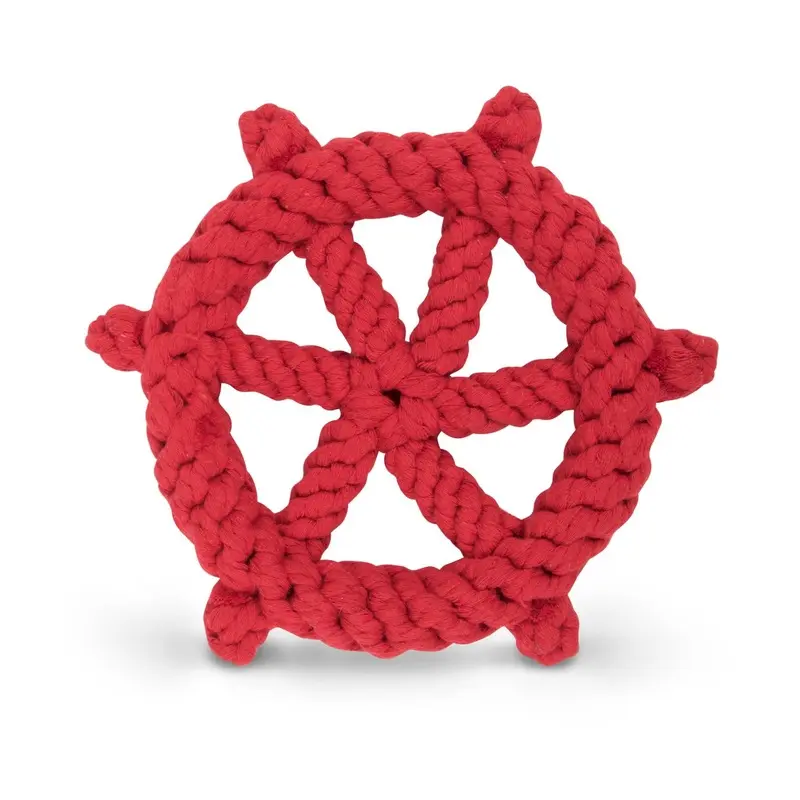HARRY BARKER | Cotton Ship's Wheel Toy Red