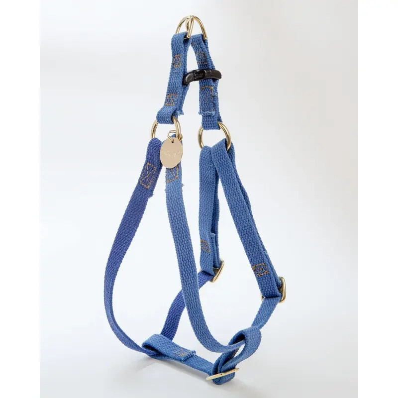 Cotton Webbing Harness in Brilliant Blue
