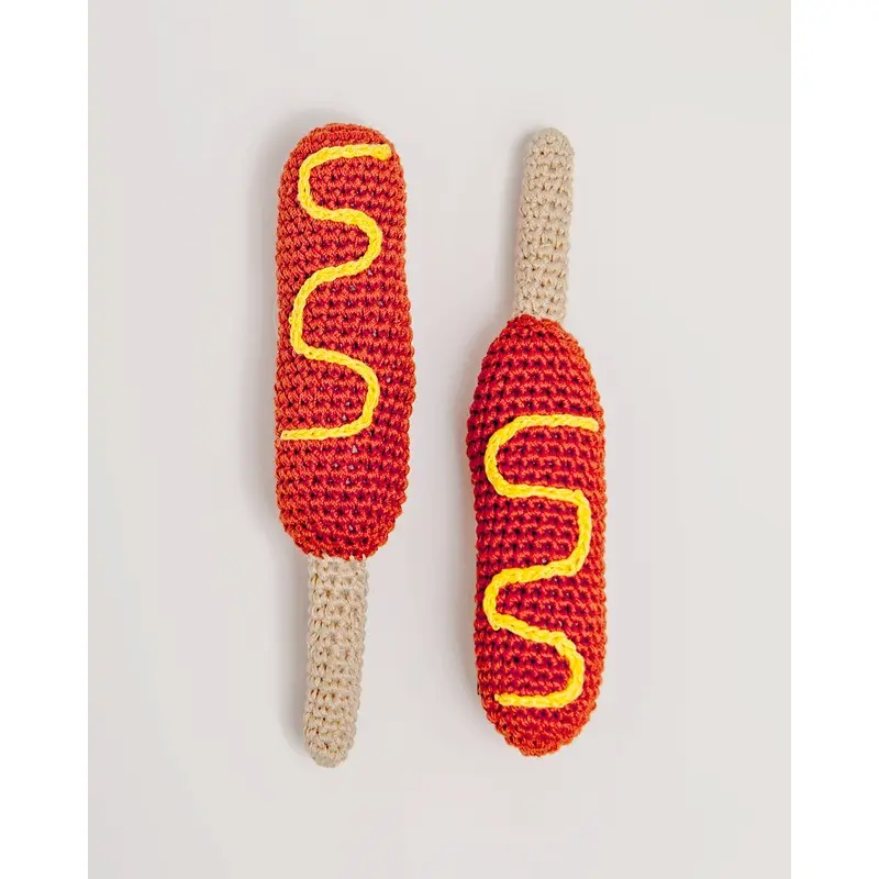 Hot Dog Squeaky Toy