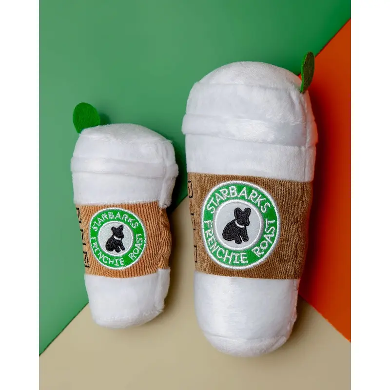 Starbarks Coffee Cup Plush Dog Toy