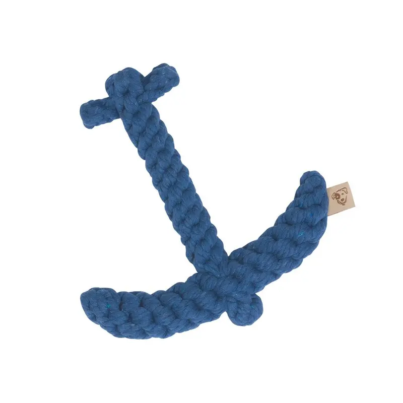 JAX & BONES | Anchor Rope Toy in Blue