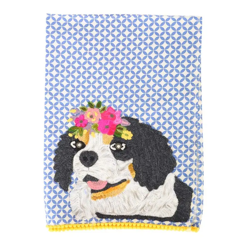 KARMA LIVING | Barkley Dog Tea Towel