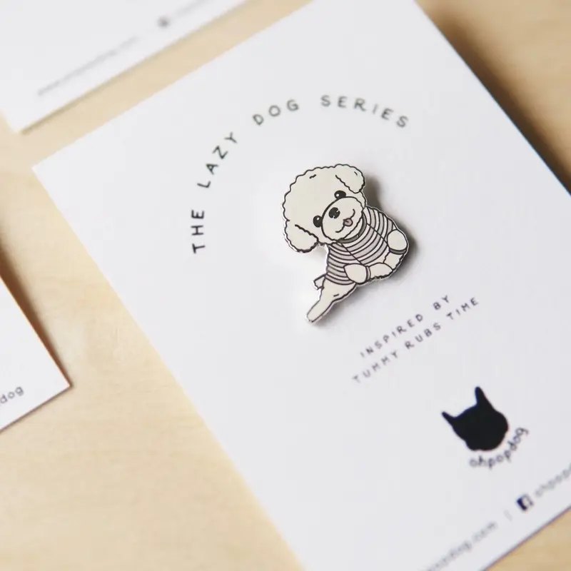OH POP DOG | Poodle Pin