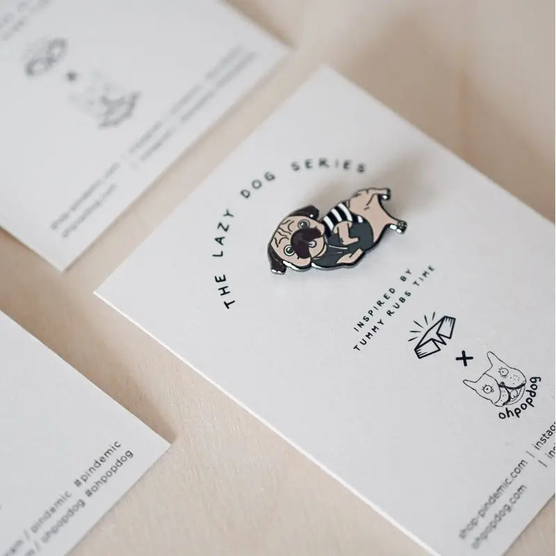 OH POP DOG | Pug Pin