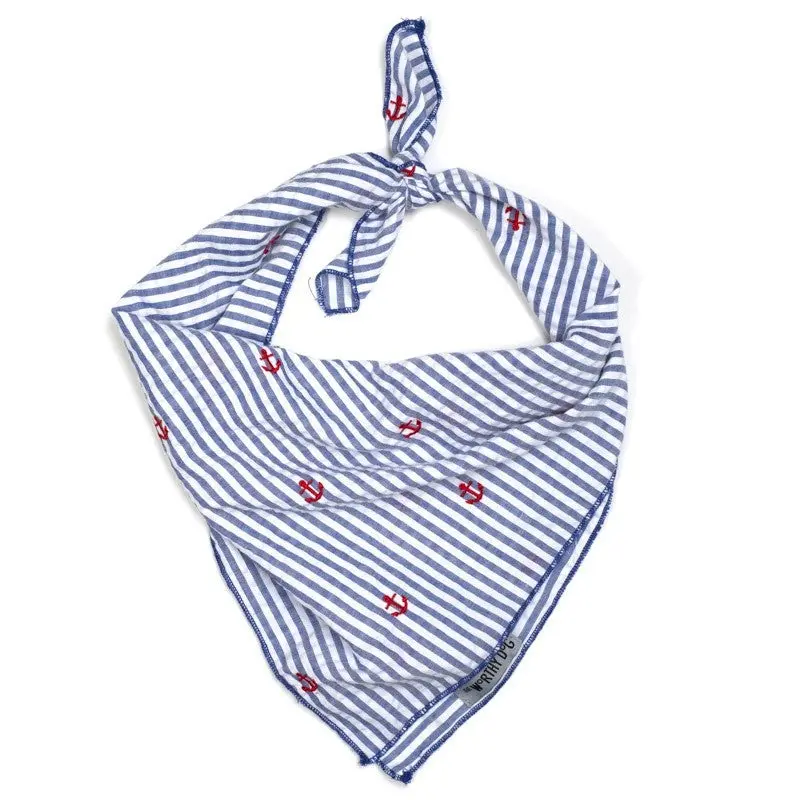 THE WORTHY DOG | Anchor Bandana