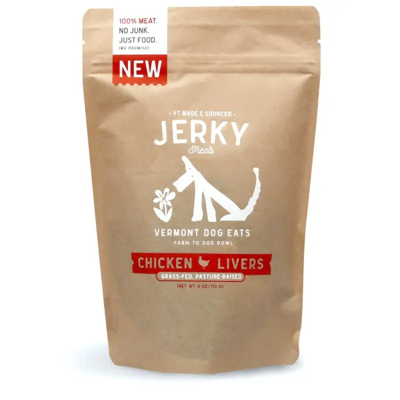 Vermont Dog Eats | Chicken Liver Jerky Treats