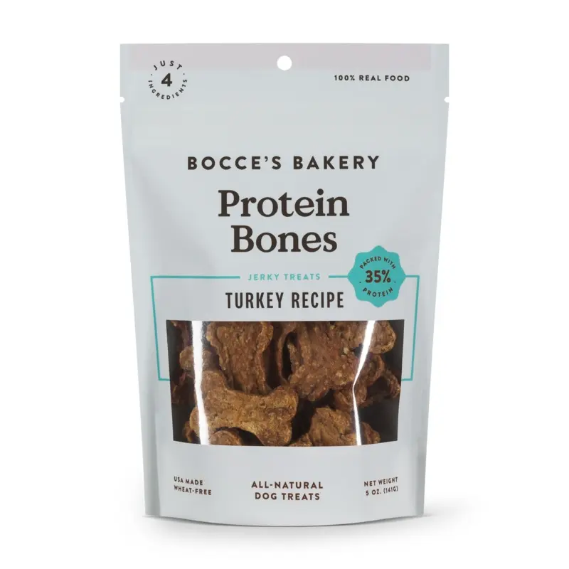 BOCCE'S BAKERY | Turkey Jerky Protein Bones