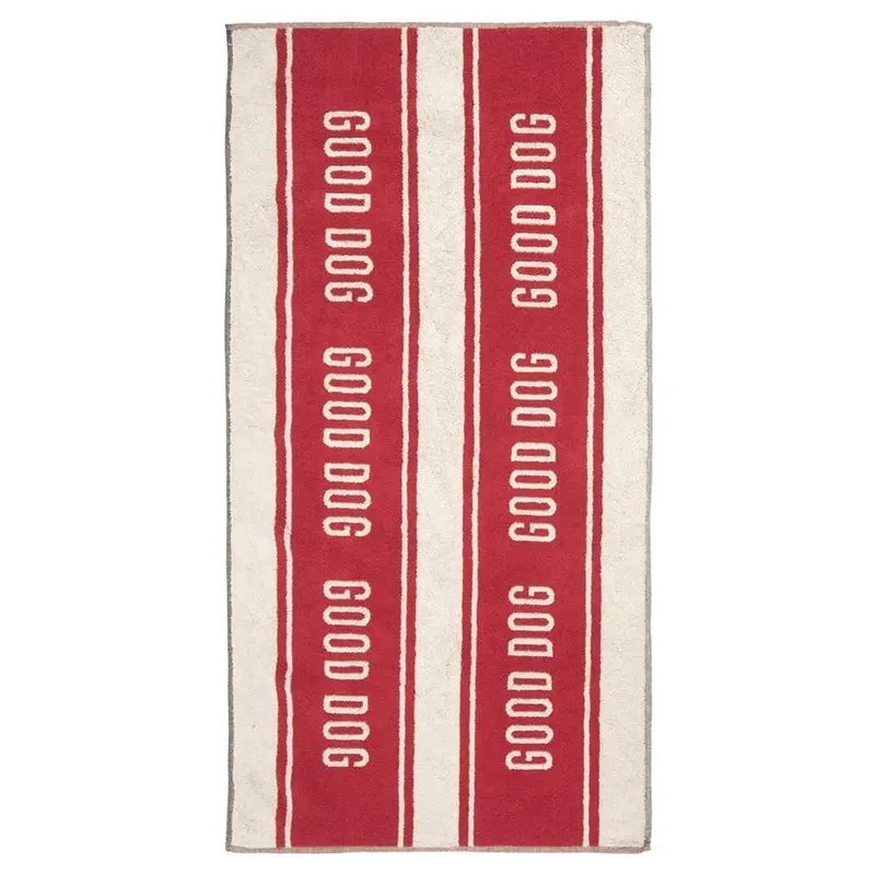 HARRY BARKER | Good Dog Towel in Red