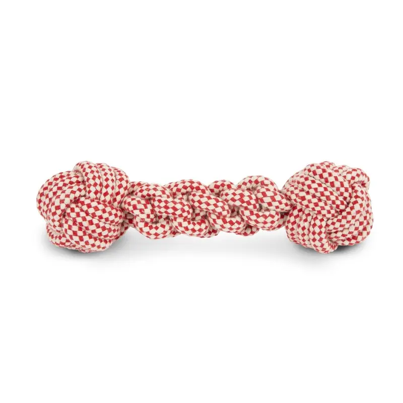 HARRY BARKER | Skipper Rope Toy in Red and White