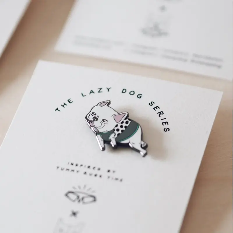 OH POP DOG | French Bulldog Pin