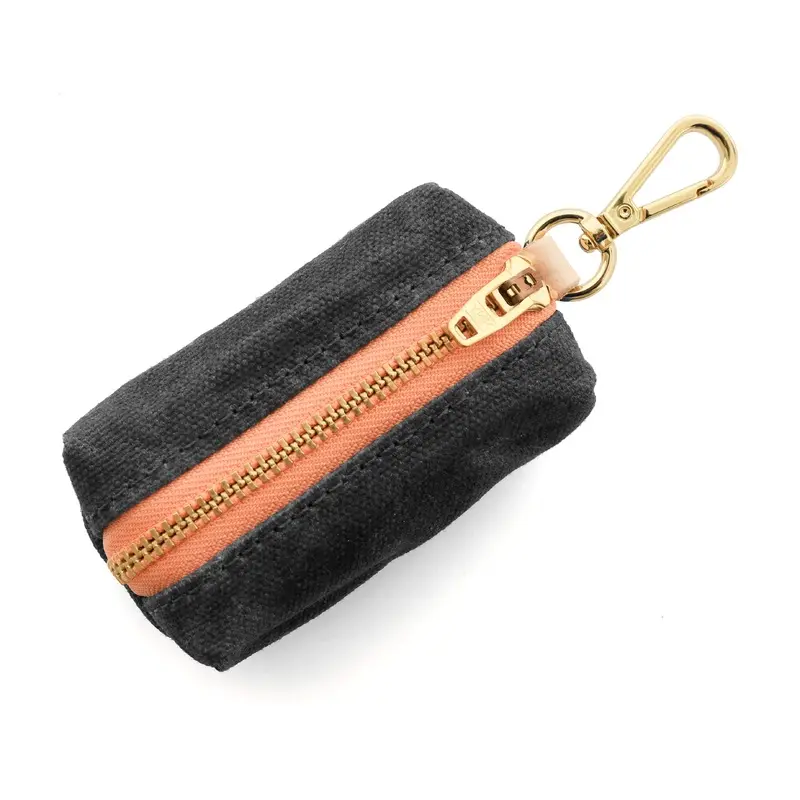 THE FOGGY DOG | Onyx Waxed Canvas Leash Bag