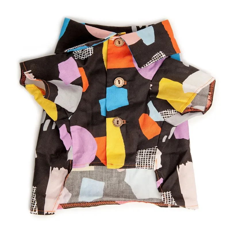 DOG THREADS | Modern Abstract Shirt in Black