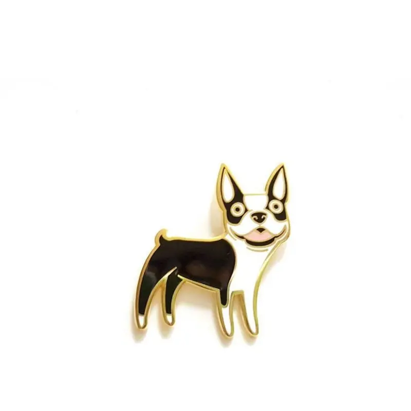 DOGGIE DRAWINGS | Boston Terrier Enamel Pin