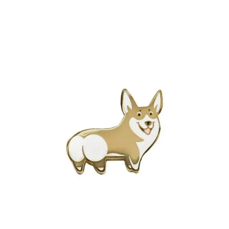 DOGGIE DRAWINGS | Corgi Enamel Pin