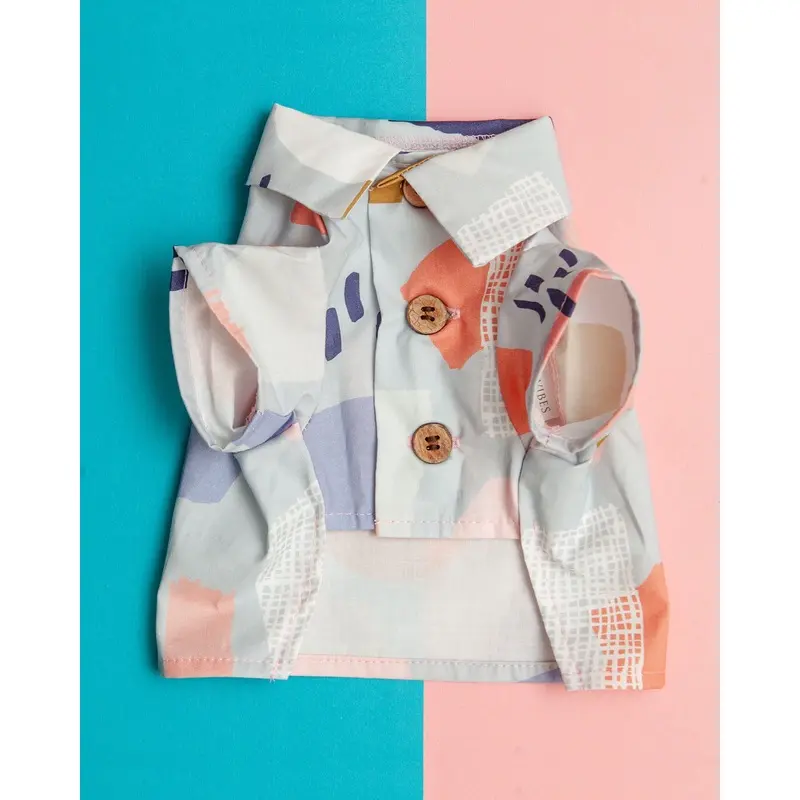 Pop Art Button Down Dog Shirt