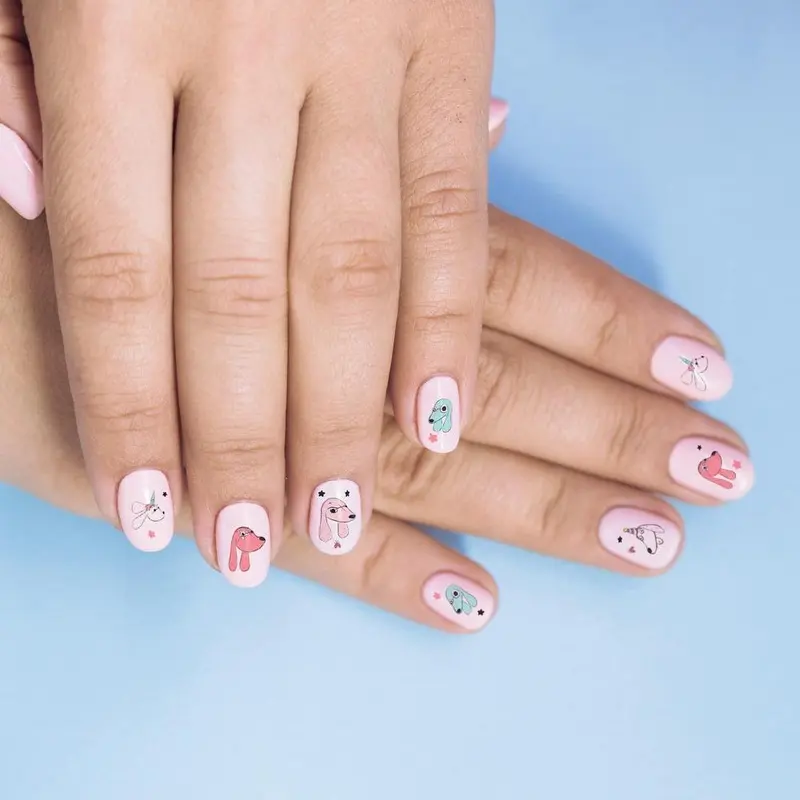 Rockin Claws Puppy Party Nail Transfers