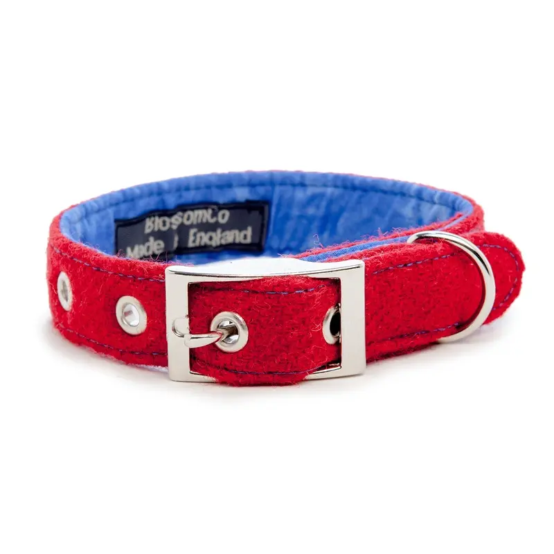 BLOSSOM CO. | Vatersay Harris Tweed Dog Collar