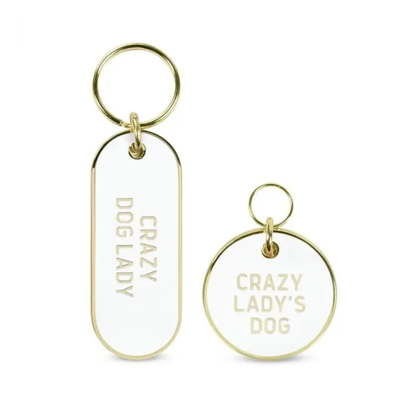 FRED & FRIENDS | Crazy Dog Lady Tag and Keychain