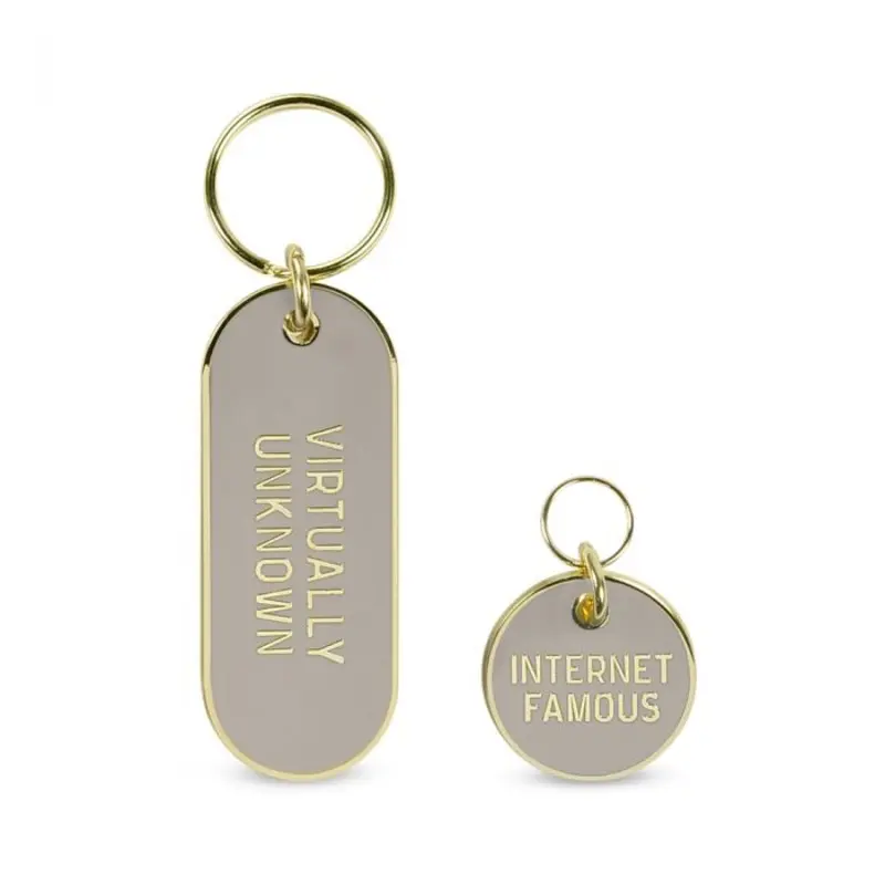 Internet Famous Tag and Keychain Set (FINAL SALE)