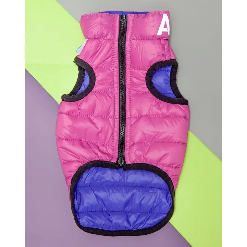 Reversible Puffer AiryVest in Pink and Purple << CLEARANCE >>