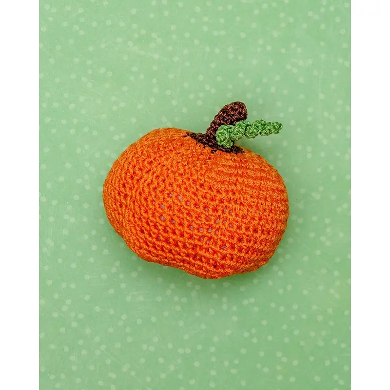 Fall Pumpkin Organic Knit Dog Toy (FINAL SALE)