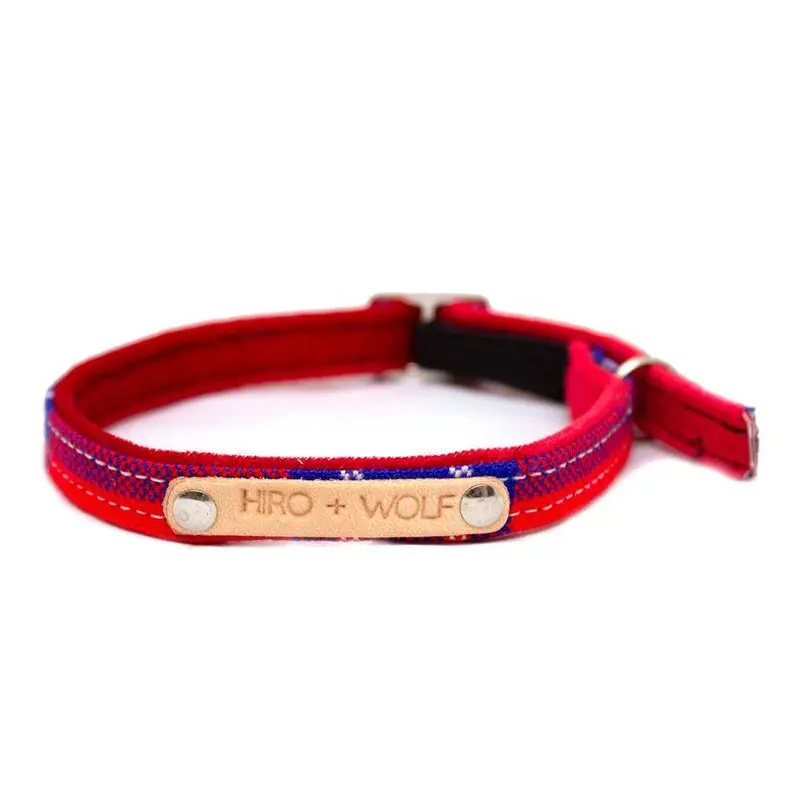 HIRO + WOLF | Shuka Red Cat Collar