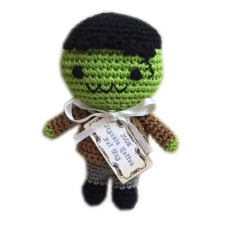 KNIT KNACKS | Franky the Monster Organic Knit Toy