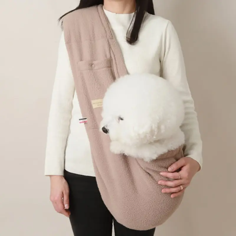 ALP | Hug-Me Sling in Caramel Wooly Fleece