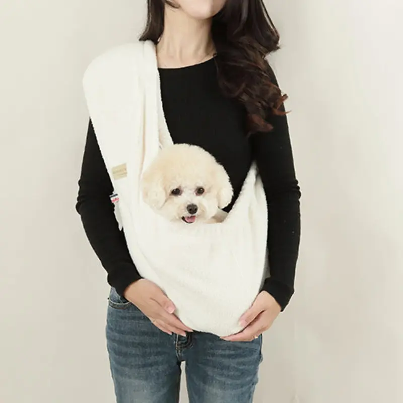 ALP | Hug-Me Sling in Cream Wooly Fleece