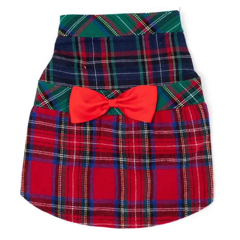 WORTHY DOG | Coloblock Tartan Dress